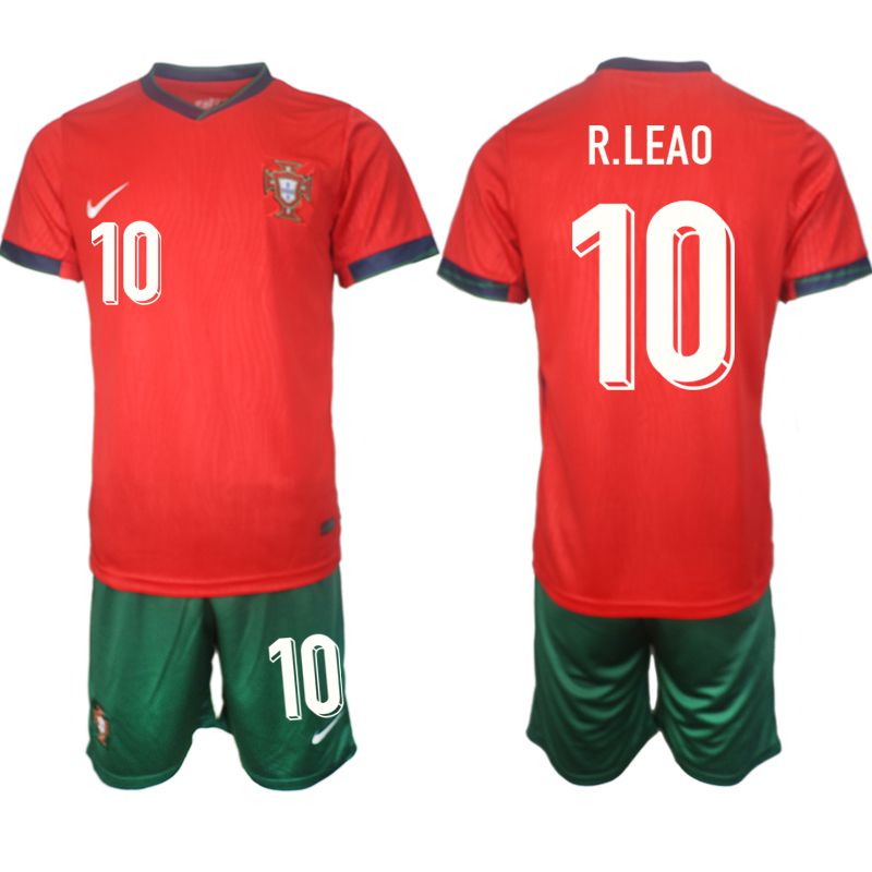 Men 2024-2025 Season Portugal home red #10 Soccer Jerseys